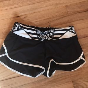 Lululemon speed shorts